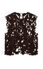 Tim & Simonsen Topp - Gudrun Lace - Dark Brown