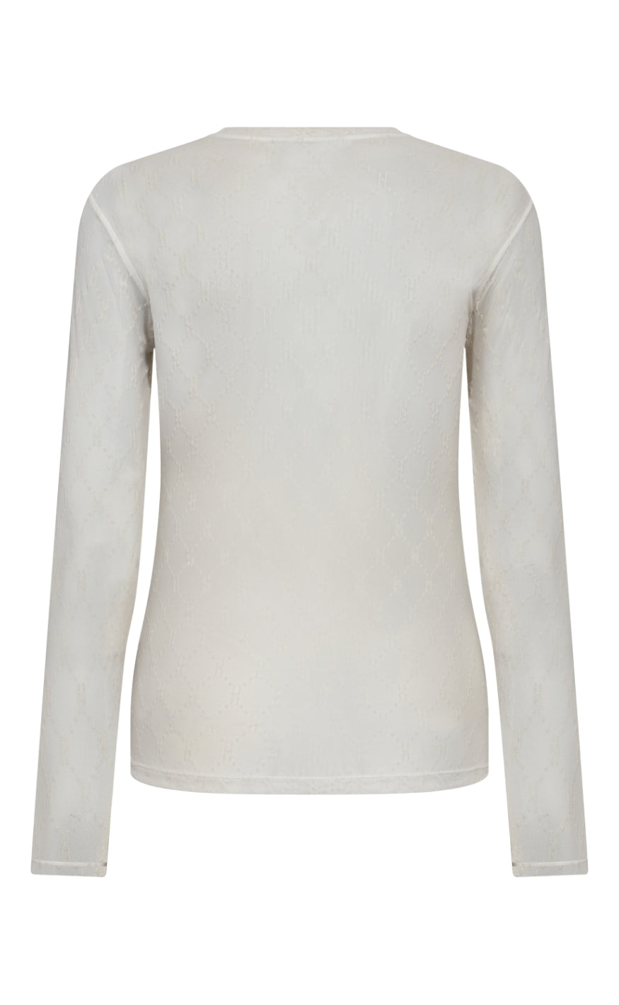 Hype The Detail Bluse - Mesh - White