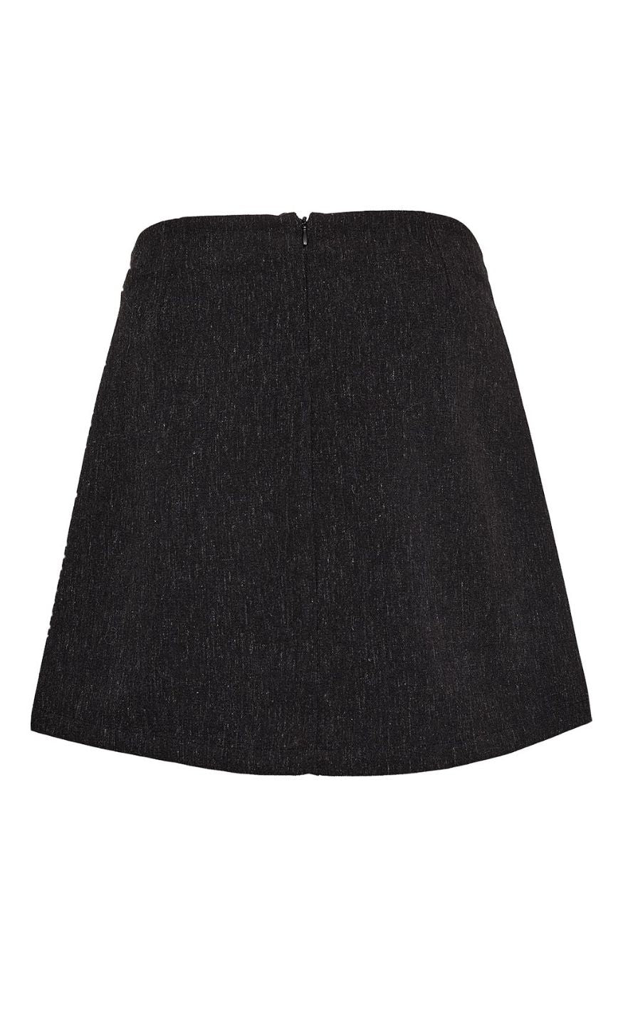 Gossia Skjørt - Lica - Black Melange