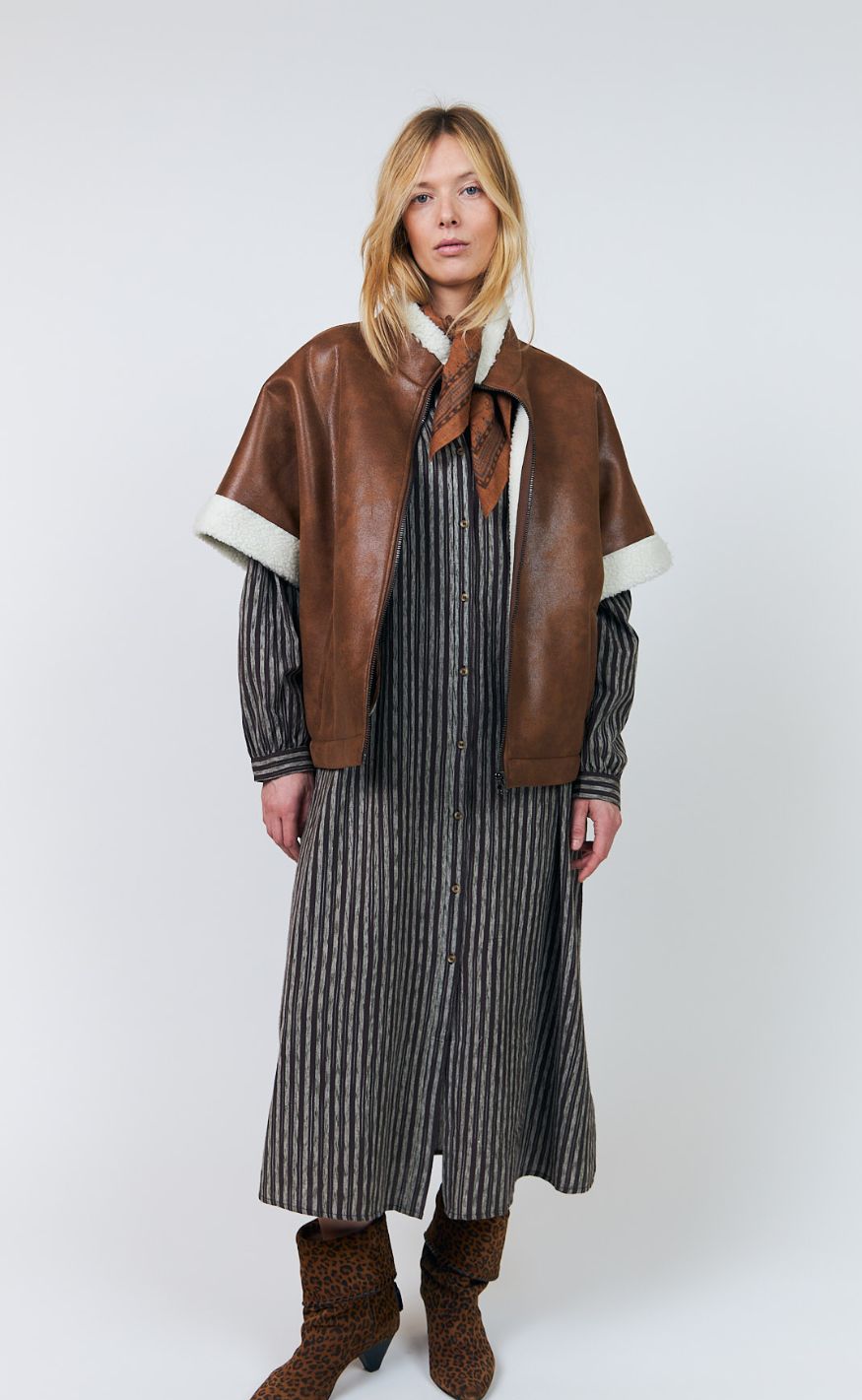 Lollys Laundry Kåpe - Sama - Brown