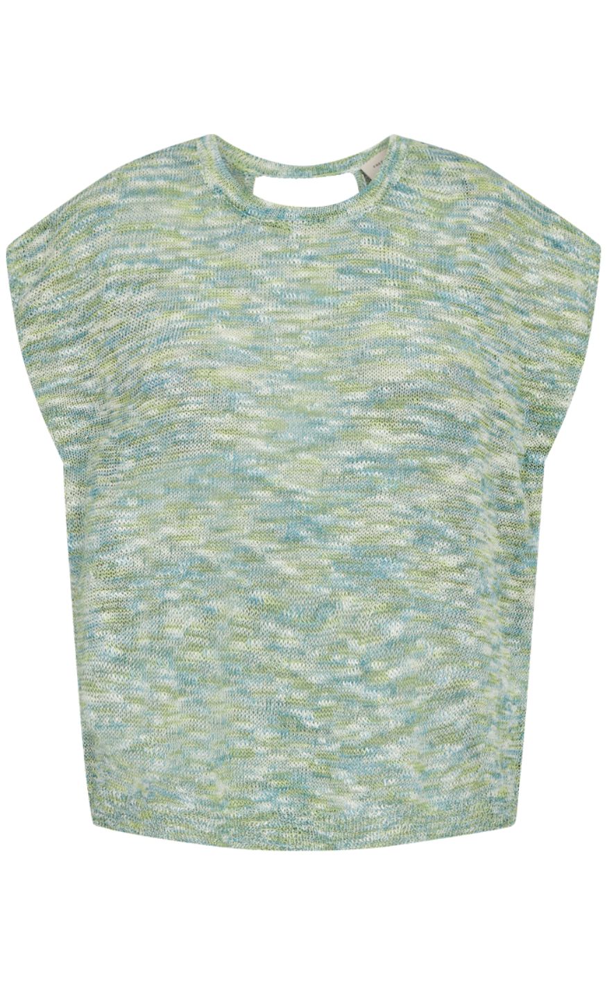 Freequent Topp - Valter - Sharp Green w. Brilliant White