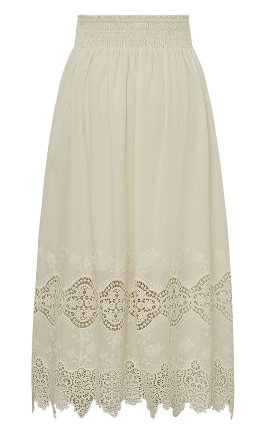 Gossia Skjørt - Hasel - Creme