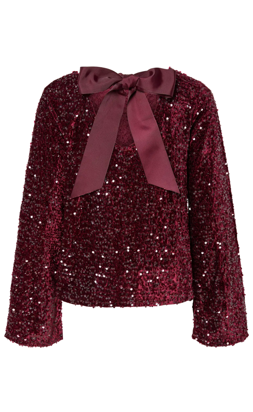 Pieces Topp - Kam - Red