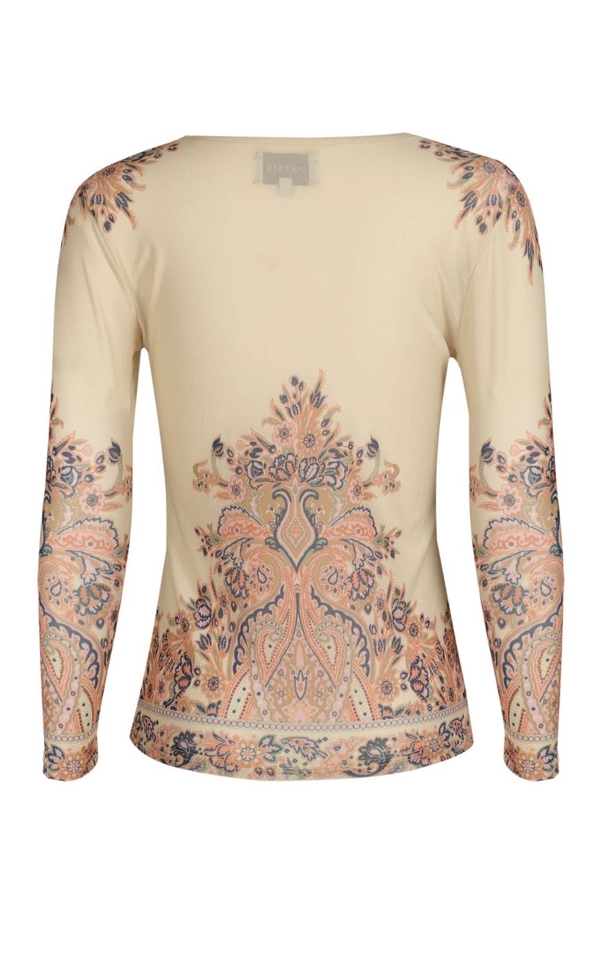 Liberte Bluse - Mesh - Creme Paisley
