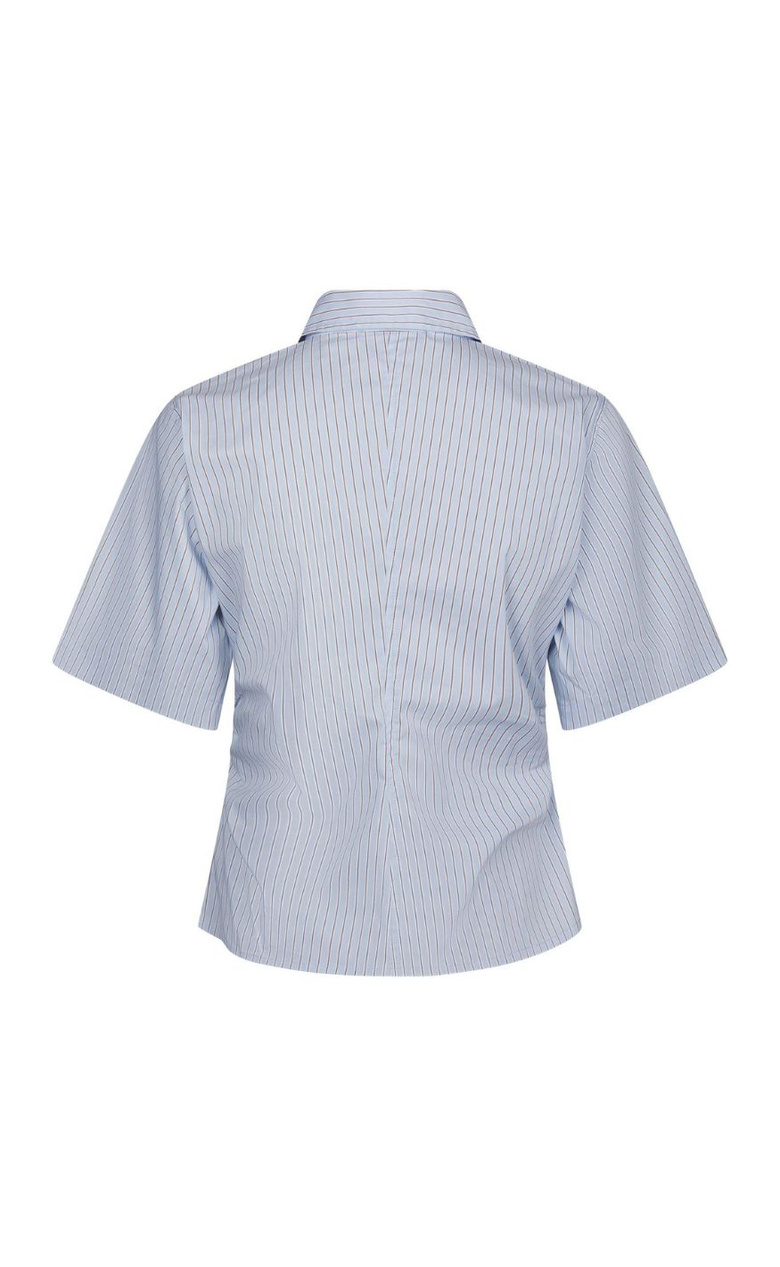 Neo Noir Skjorte - Hazell Stripe - Light Blue