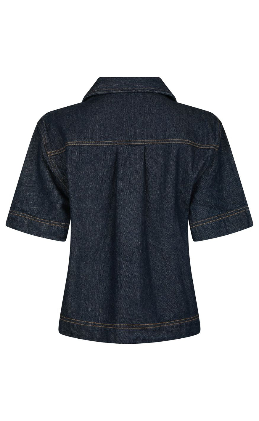 Neo Noir Skjorte - Tiki Denim - Dark Blue