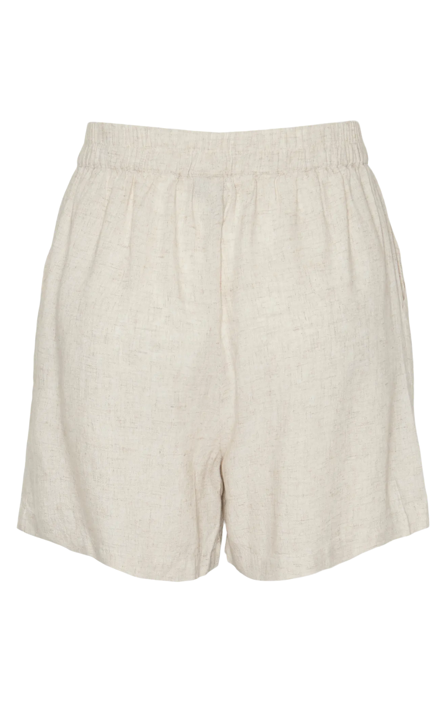 Pieces Shorts - Pia - Birch Melange