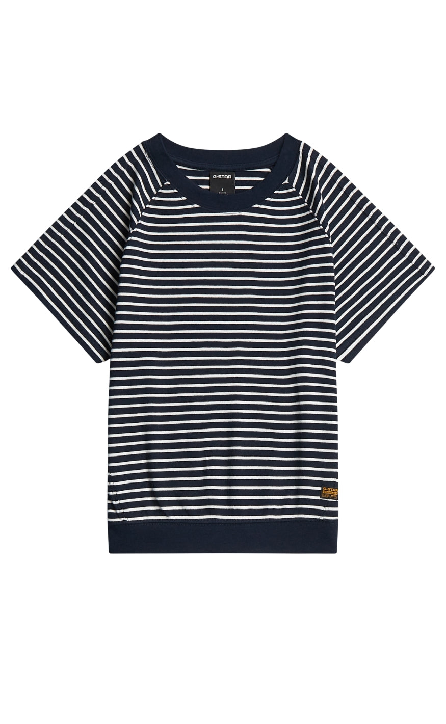 G-STAR T-shirt - Raglan R T wmn - Salute/Milk Stripe