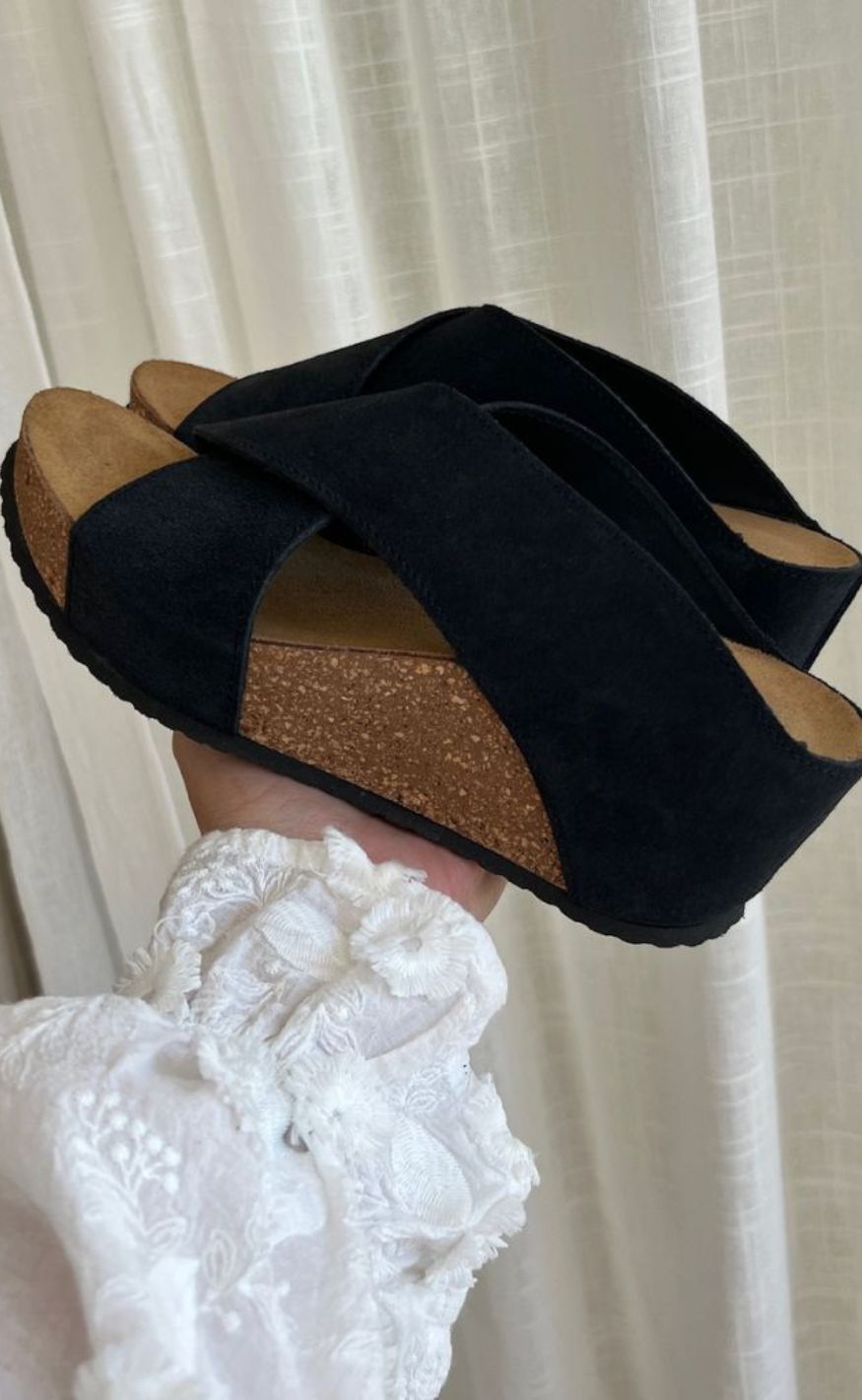 Copehagen Shoes Sandaler - Frances 23 Suede - Black