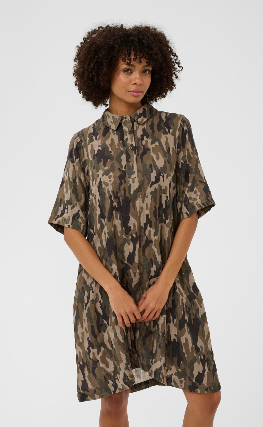 Culture Kjole - Tala Elina - Camouflage