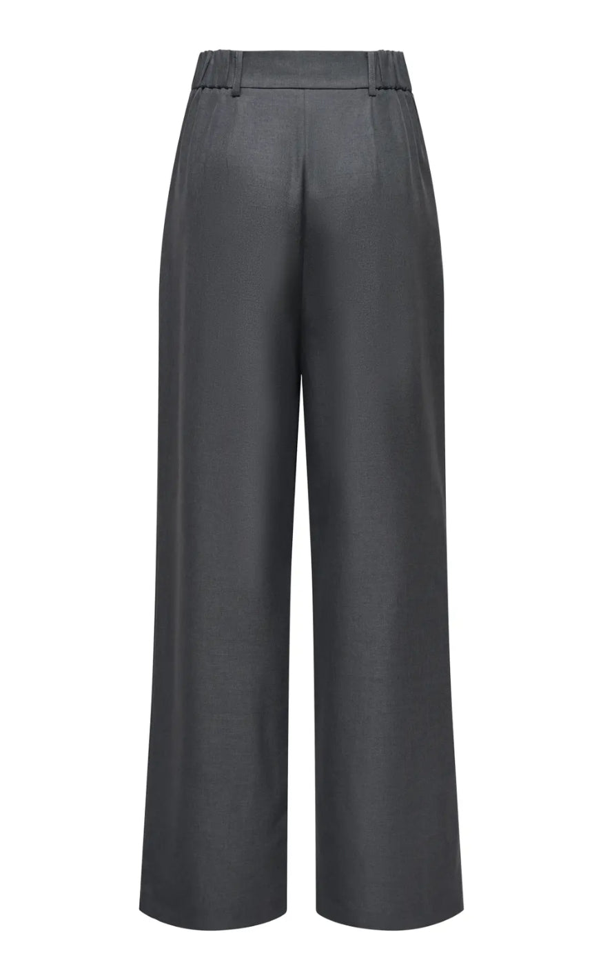 ONLY Bukser - Linda - Dark Grey Melange