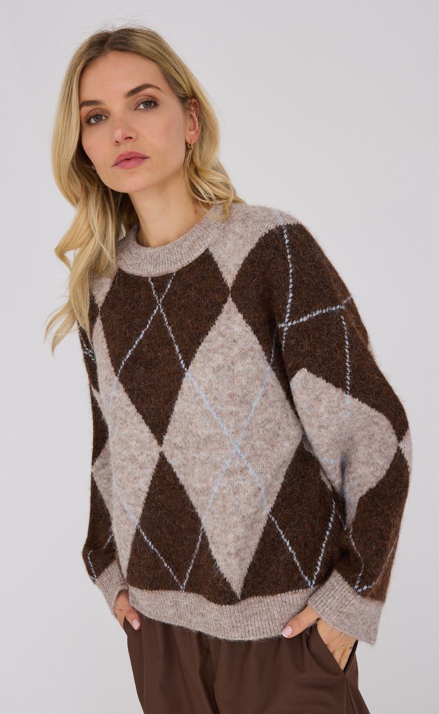 A-View Genser - Harlekin - Dark Brown