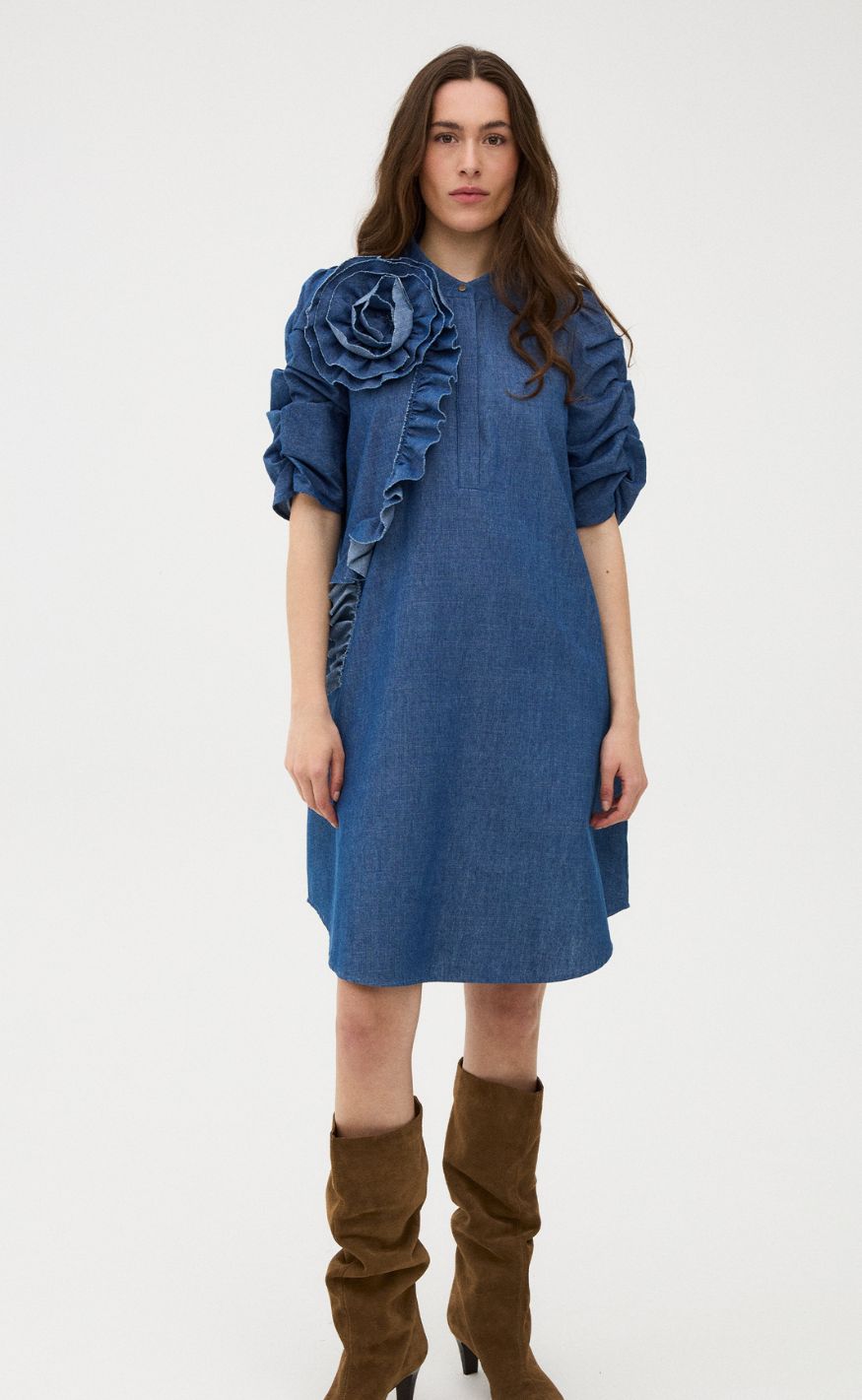Gossia Kjole - Milja - Denim Chambrey