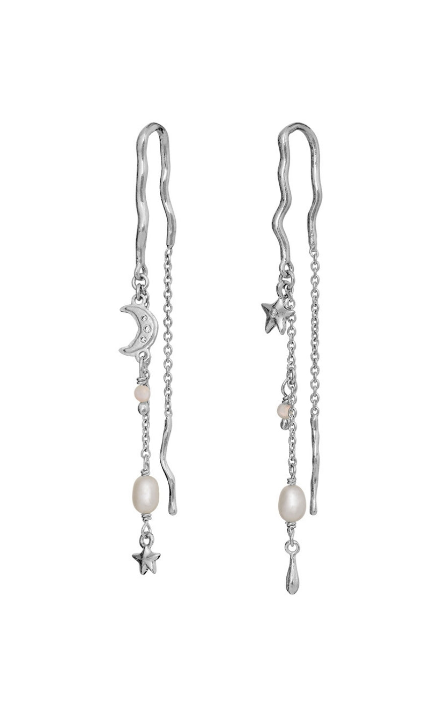Maanesten Øreringer - Luzia - Silver Colour