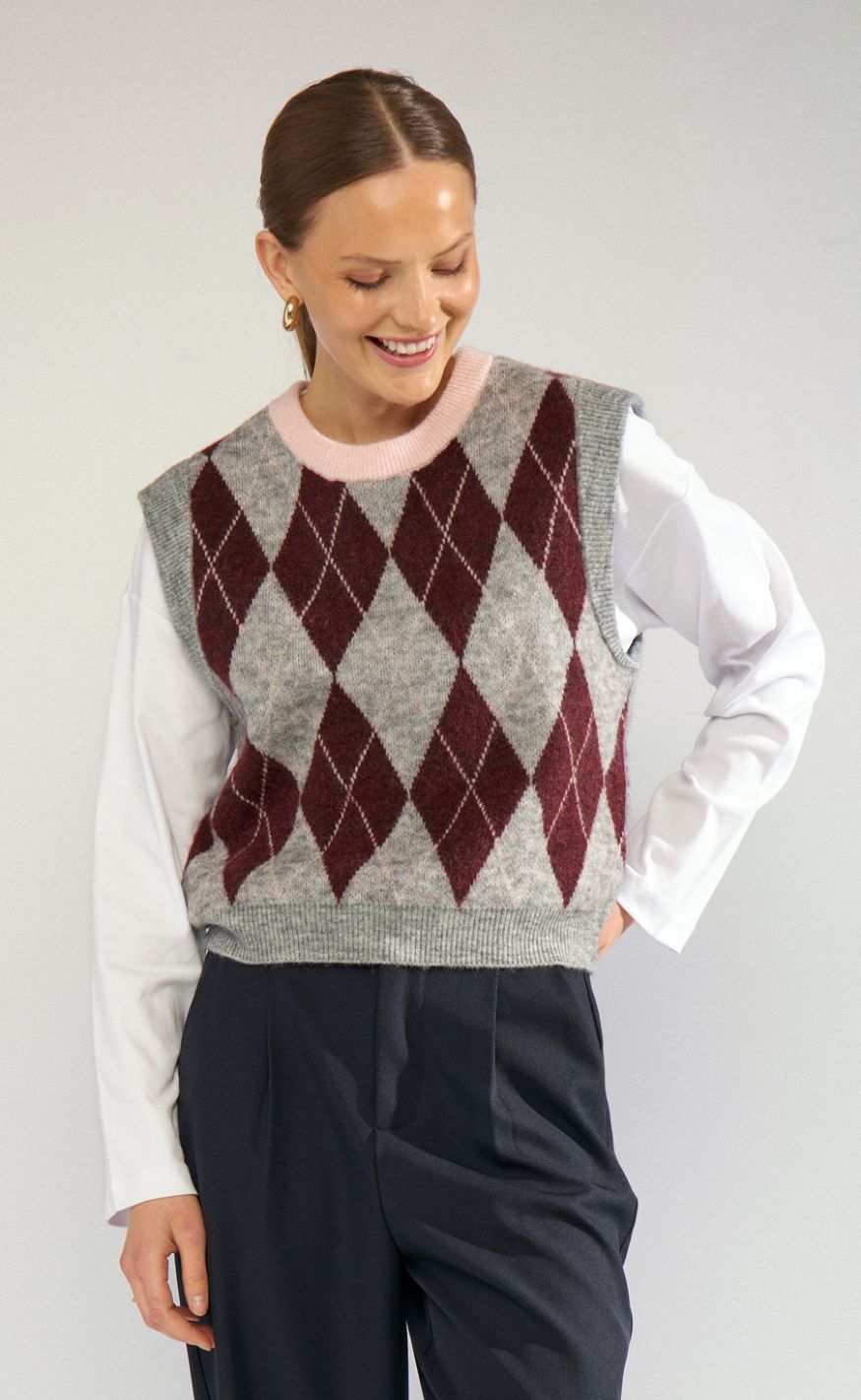 Nümph Vest - Tikla - Medium Grey Mel