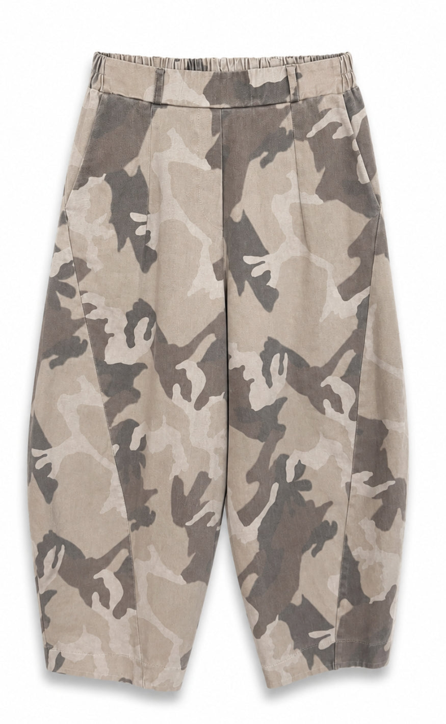 Marta Du Chateau Bukser - Beryl - Beige Camo