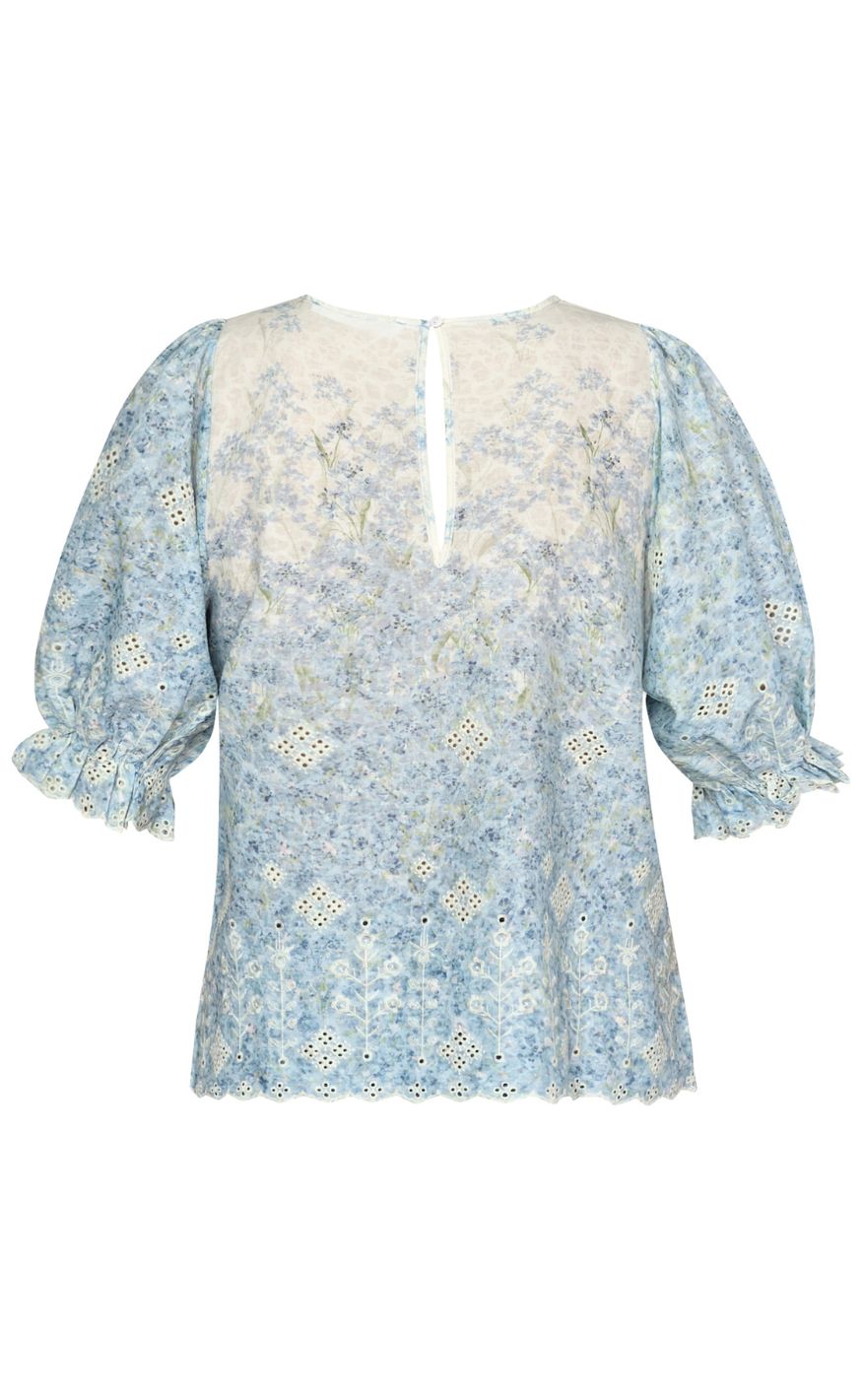 Sisters Point Bluse - ESTER-Topp - Cream Flowers