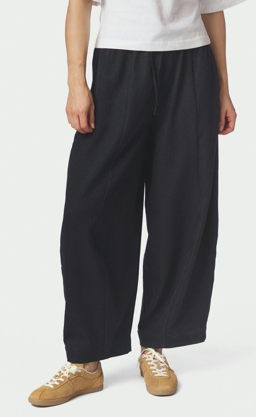 Neo Noir Bukser - Eveline Pinstripe - Navy