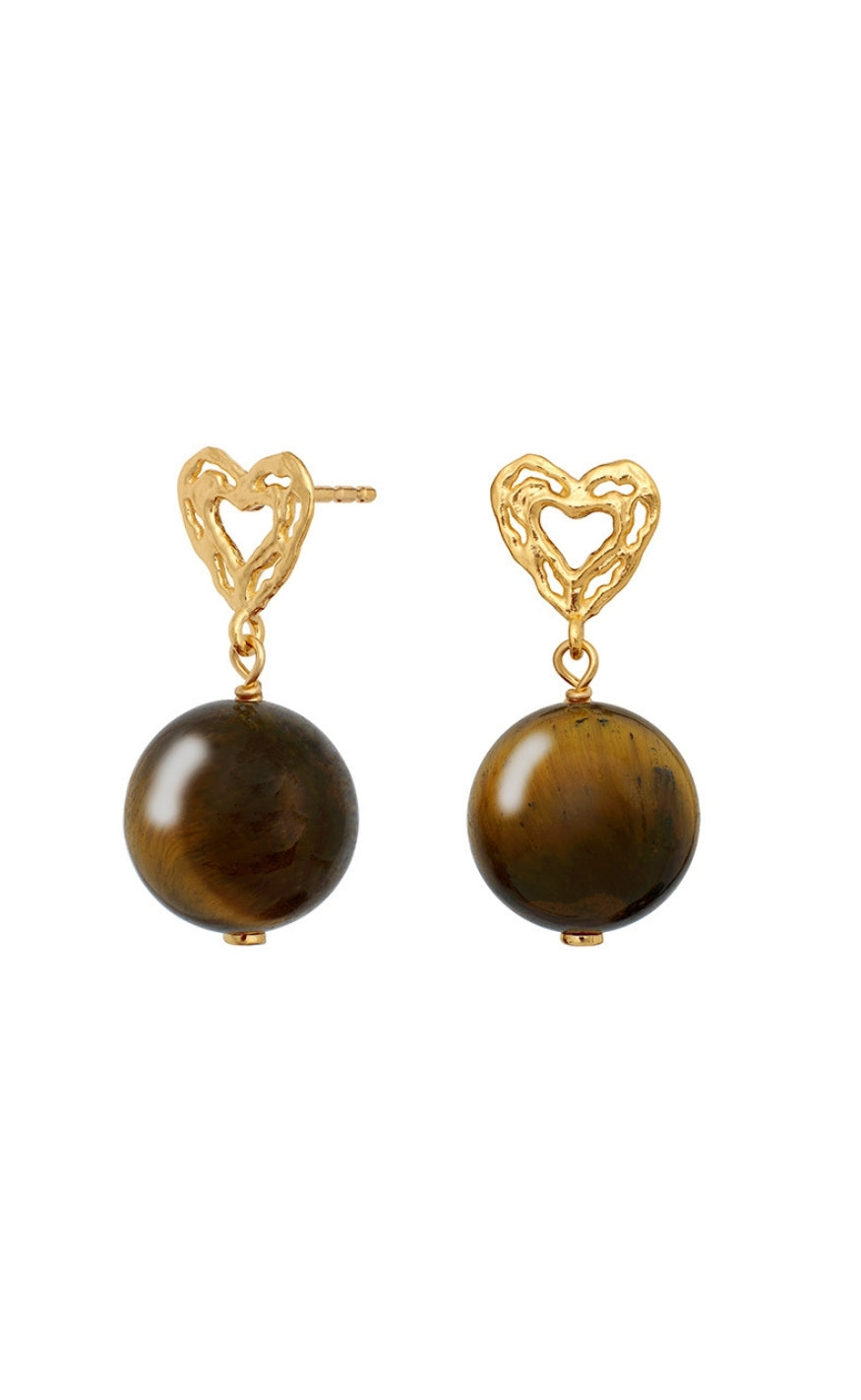 Maanesten Øreringer - Mattie - Gold Colour