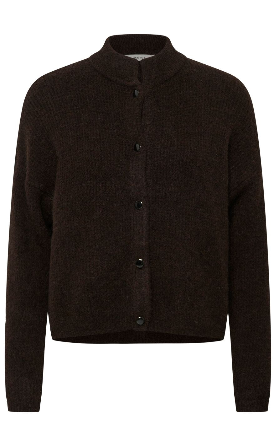 Gestuz Cardigan - Alpha - Ganache Melange