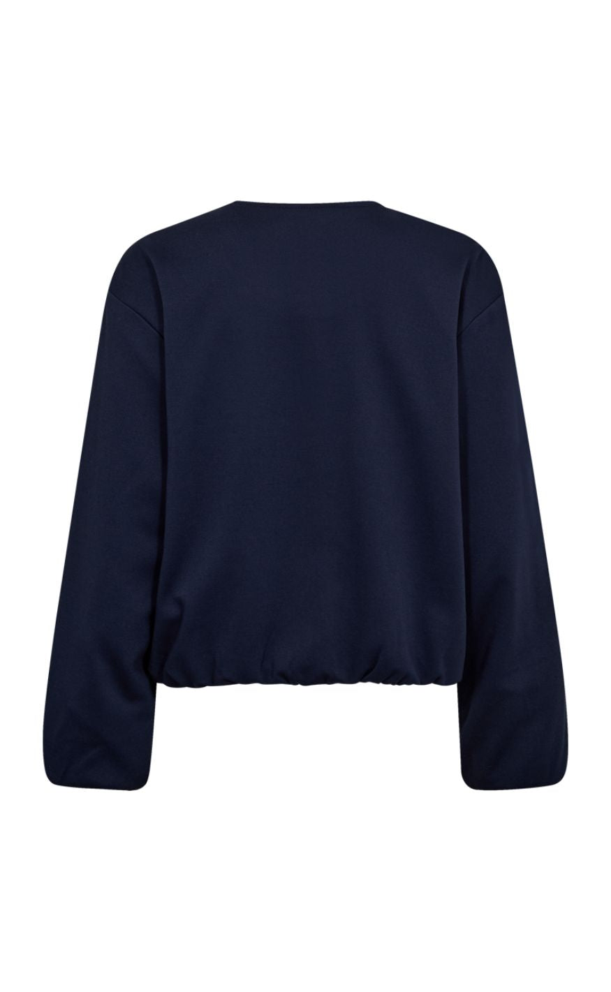 Freequent Jakke - Nanni Zip - Navy Blazer