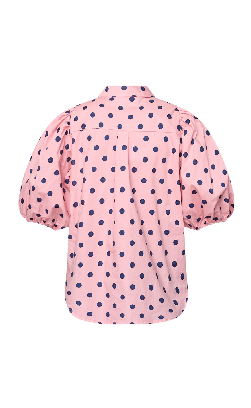 Sisters Point Skjorte - ELLA-SH84 - Rose / Navy Dot