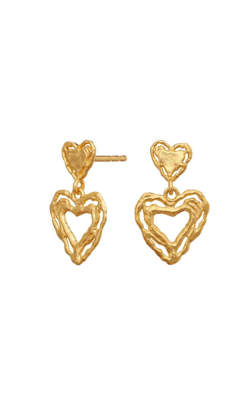 Maanesten Øreringer - Martha - Gold Colour