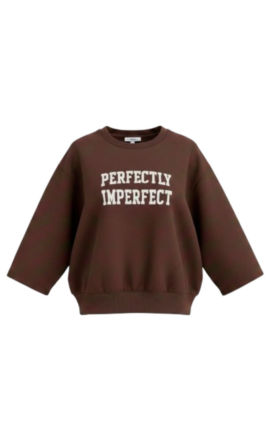 Continue Sweatshirt - Sissie - Brown