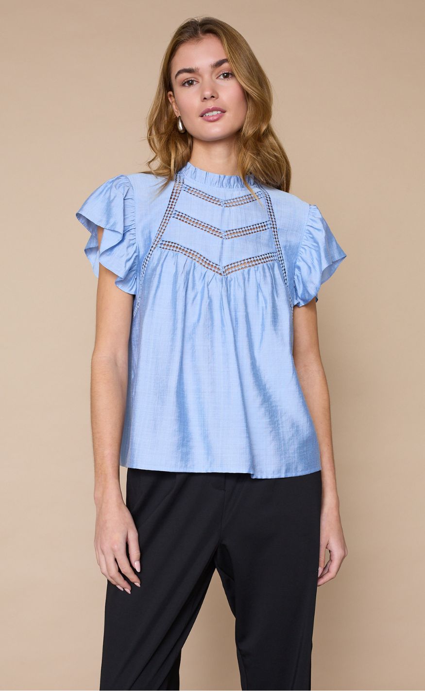 Love & Divine Topp - Love1374 - Mid Blue