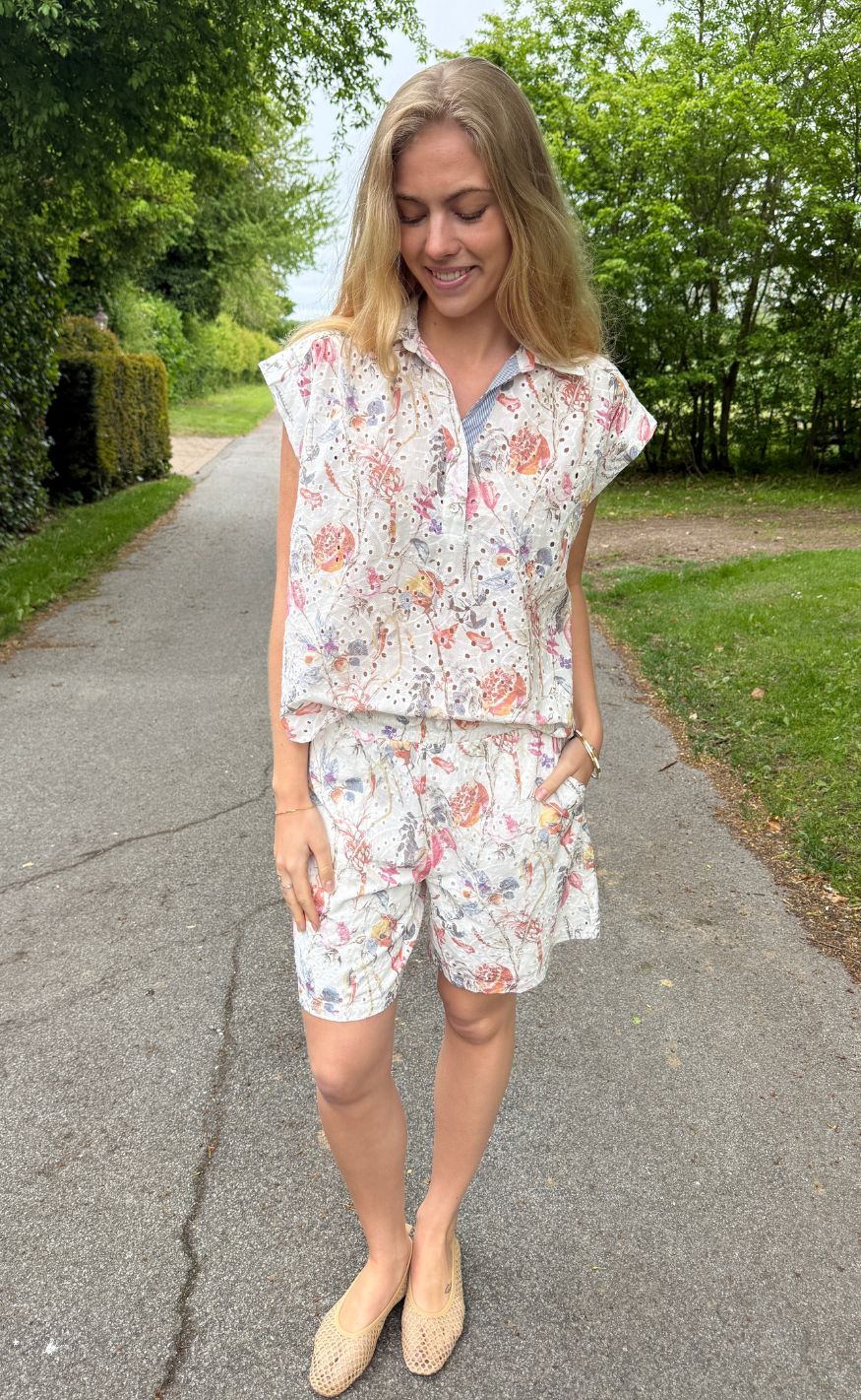 Continue Topp  - Mercy - Print Embrodery