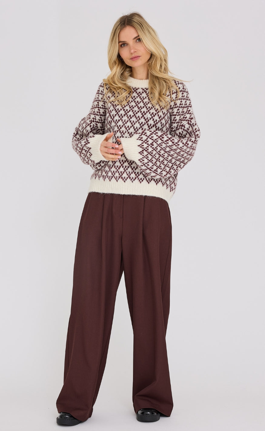 A-View Genser - Tessi - Off White/Bordeaux