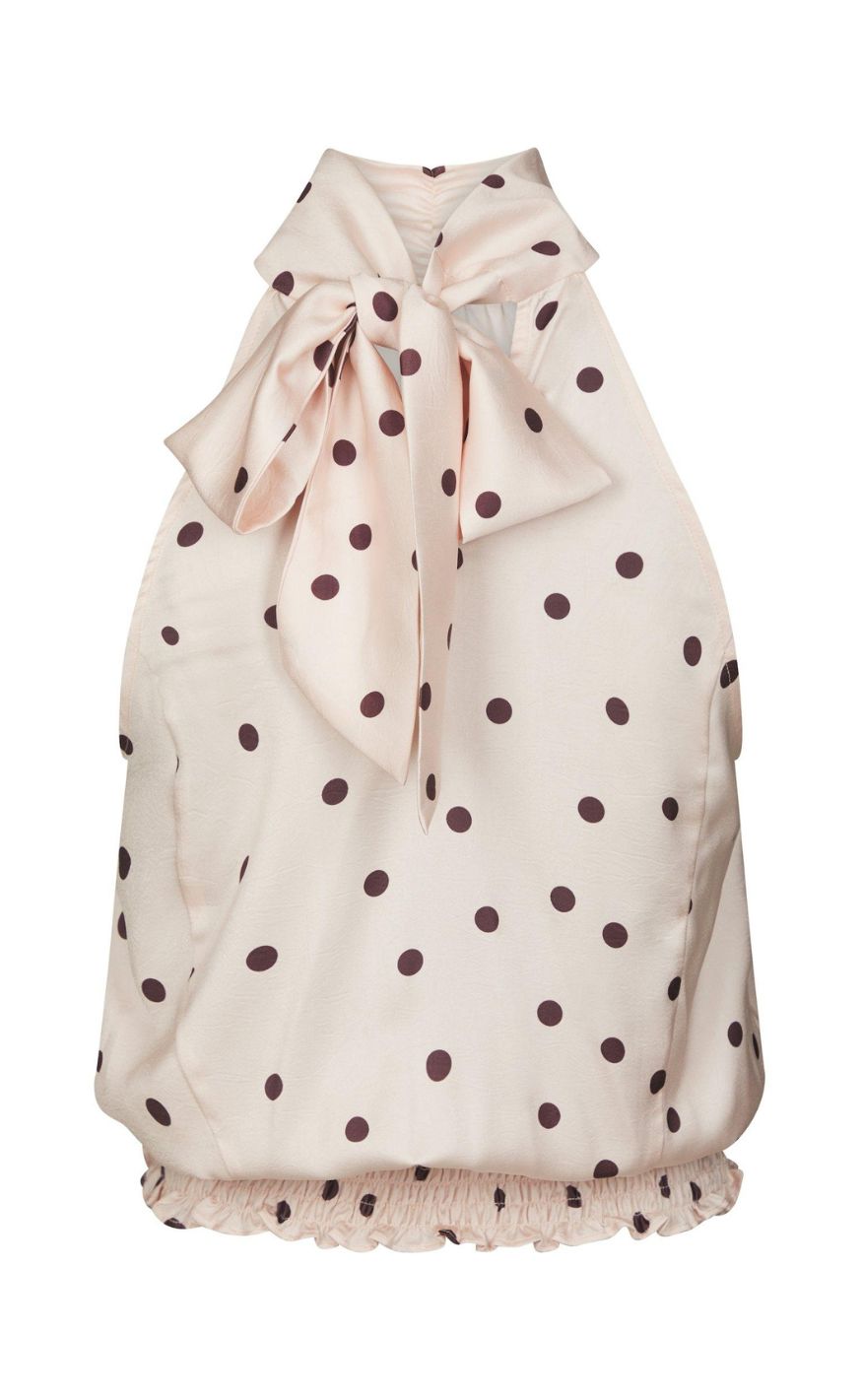 Neo Noir Topp - Jos Big Dot - Light Pink