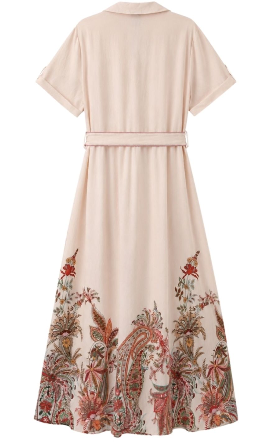 Luxzuz Kjole - Vibe - Lotus Flower 3080