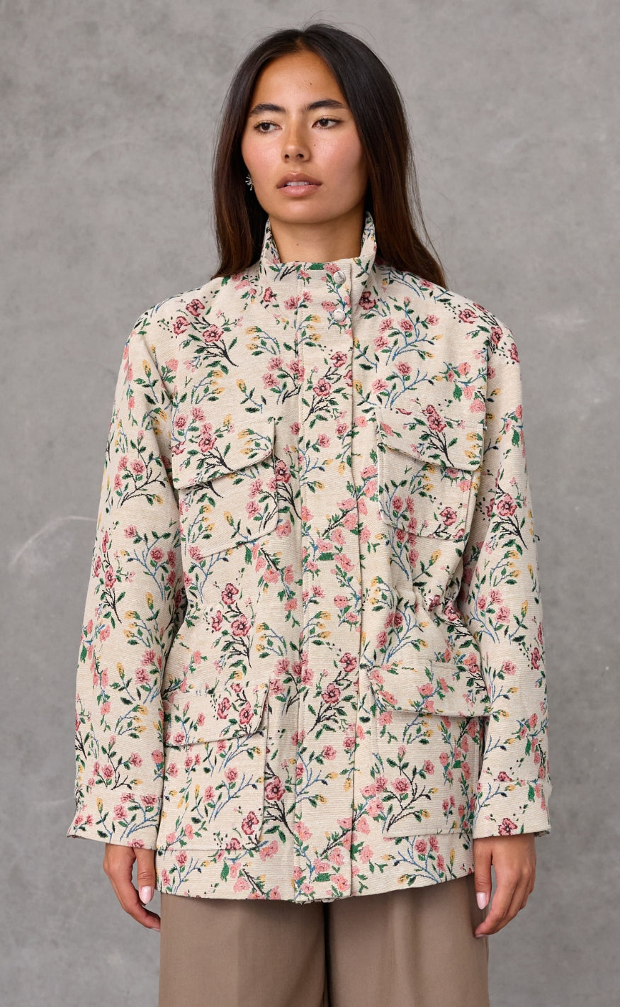 Love & Divine Jakke - Love1619 - Jacquard Flower