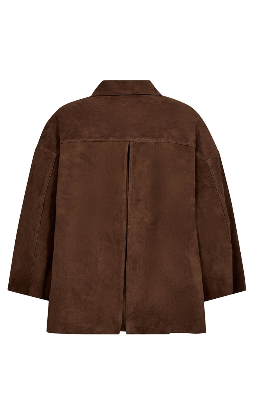 Depeche Skjorte - Tonaja Suede - Wood
