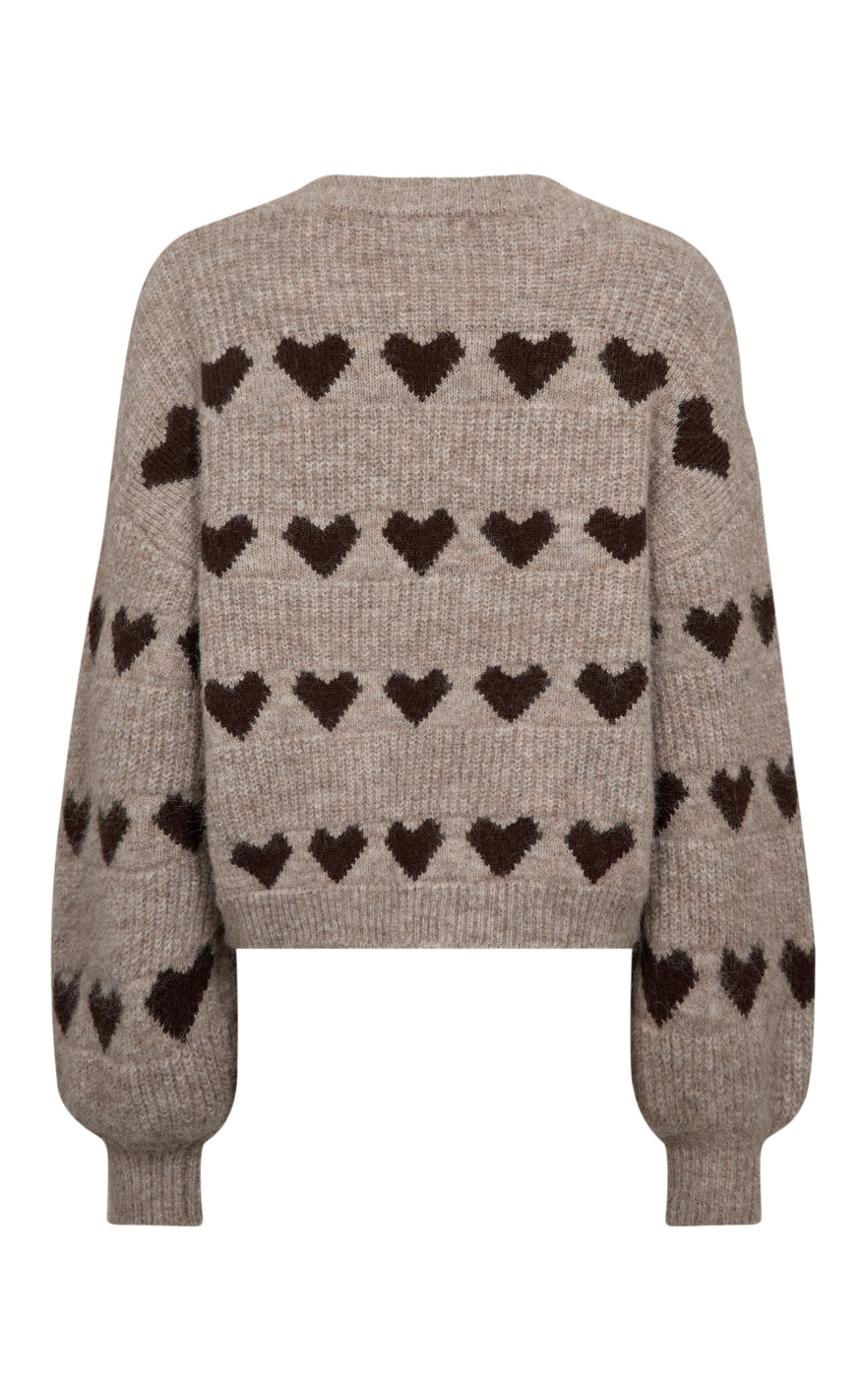 A-View GenserGenser - Heart - Sand/Brown