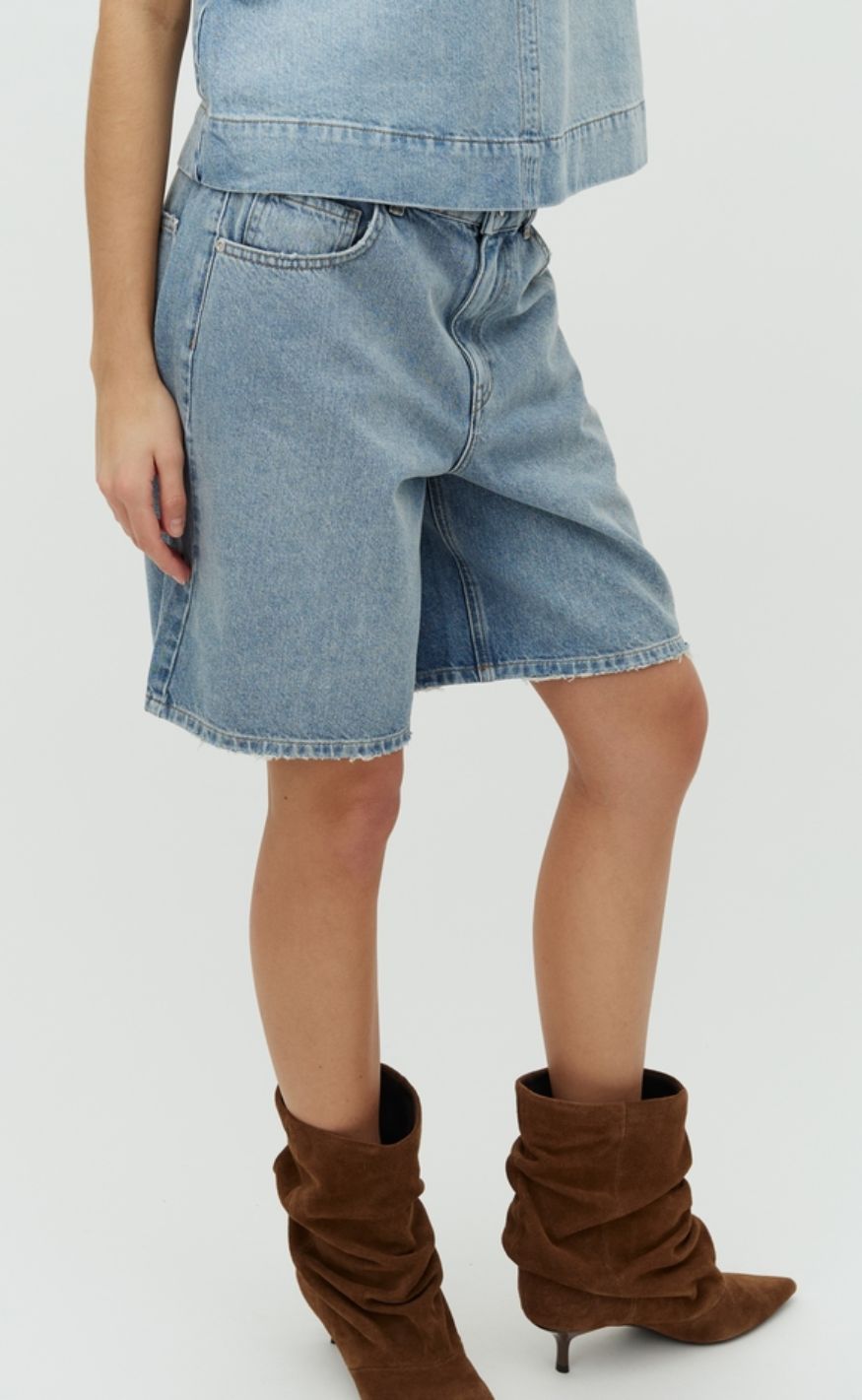 MbyM Shorts - Talina-M - Light Blue Brushing