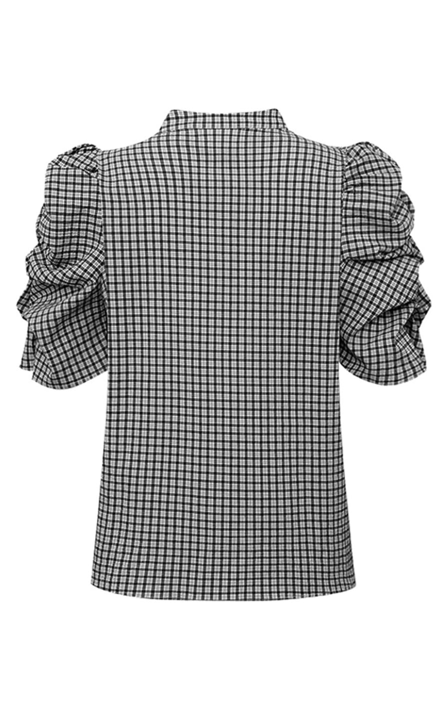 Gossia Bluse - Annsofi Lullu - Black Checks