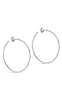 ENAMEL Copenhagen Øredobber - Organic Arena Large - Silver Colour