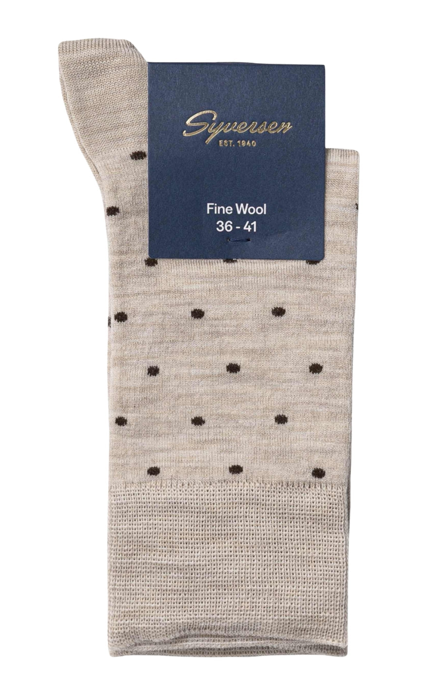 Oroblu Strømper - Note Wool Dots - Beige/Brown