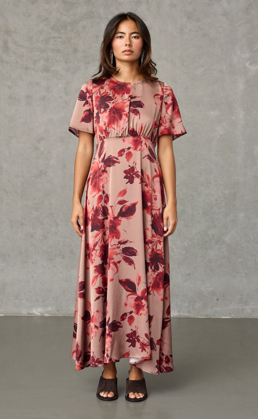 Love & Divine Kjole - Love1561 - Red Flower