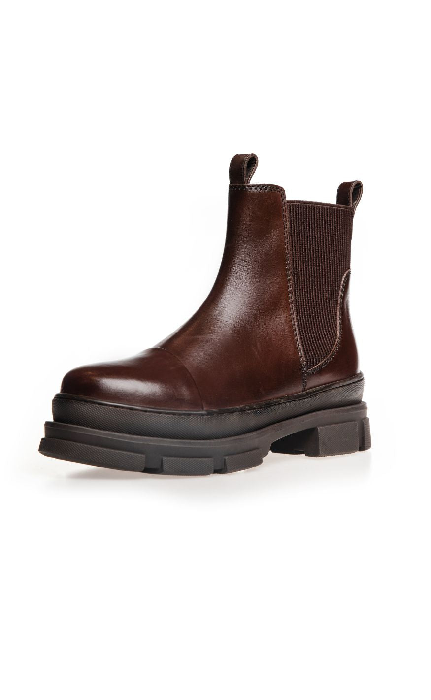 Copenhagen Shoes Støvler - The Celeste Low - Dark Brown
