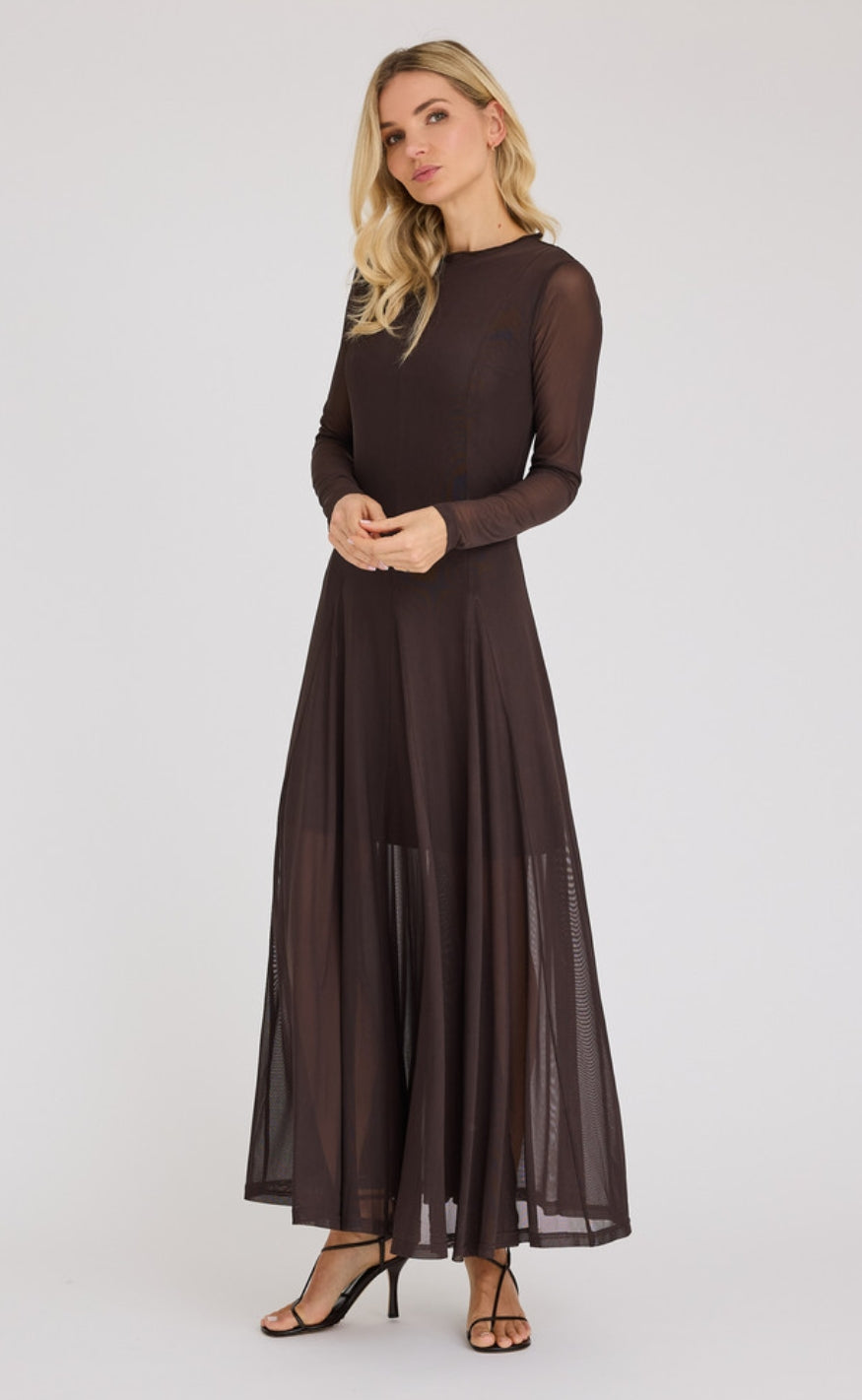 A-View Kjole - Messa - Dark Brown