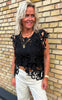 Tim & Simonsen Topp - Gudrun Lace - Black