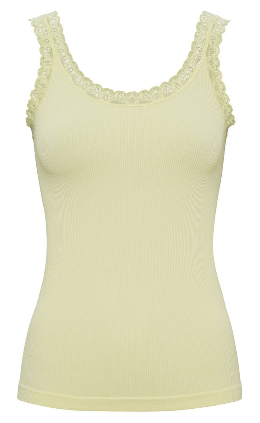 Tim & Simonsen Topp - Frida Rib - Crema
