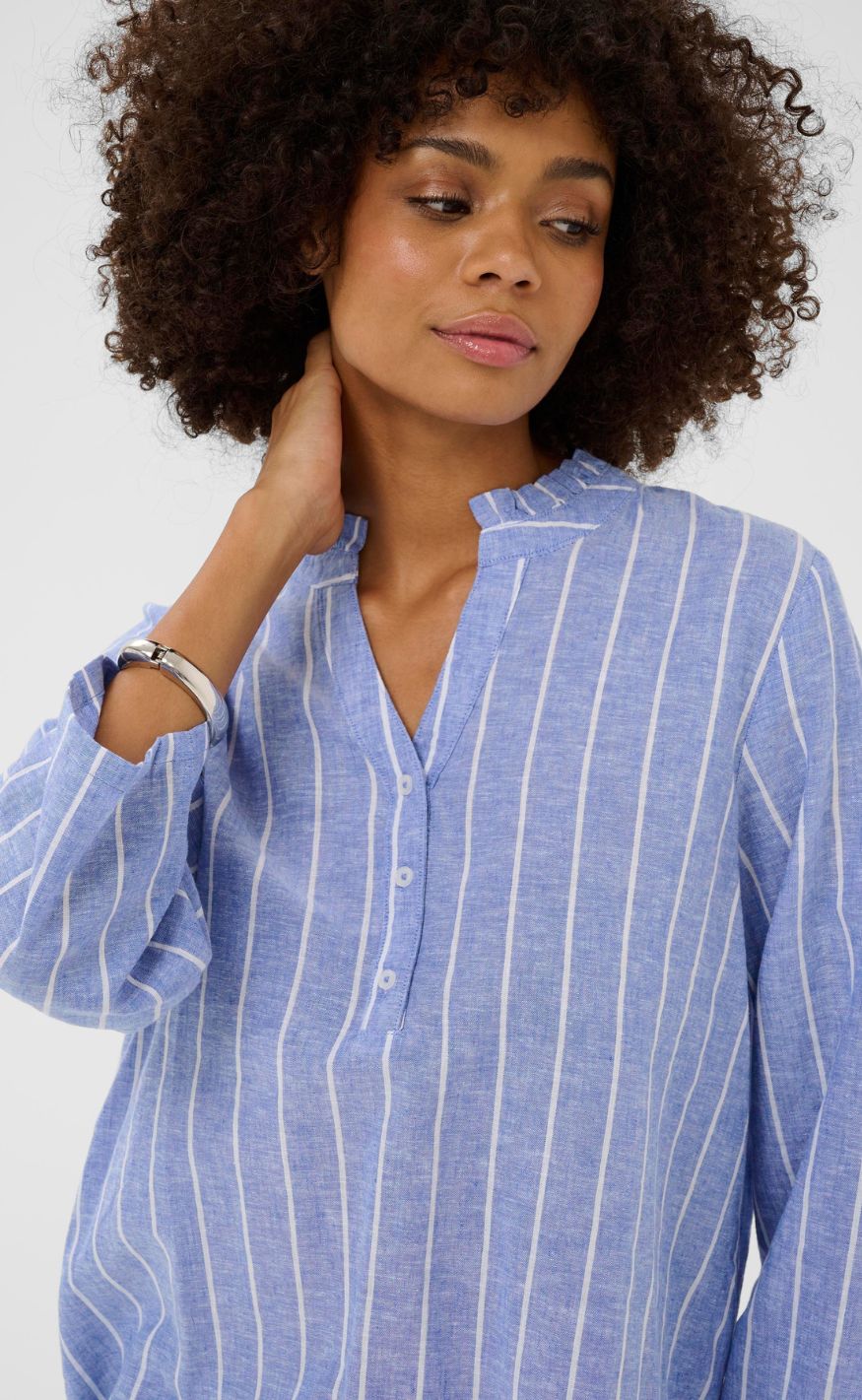 Culture Bluse - Long sleeved - Powder Blue