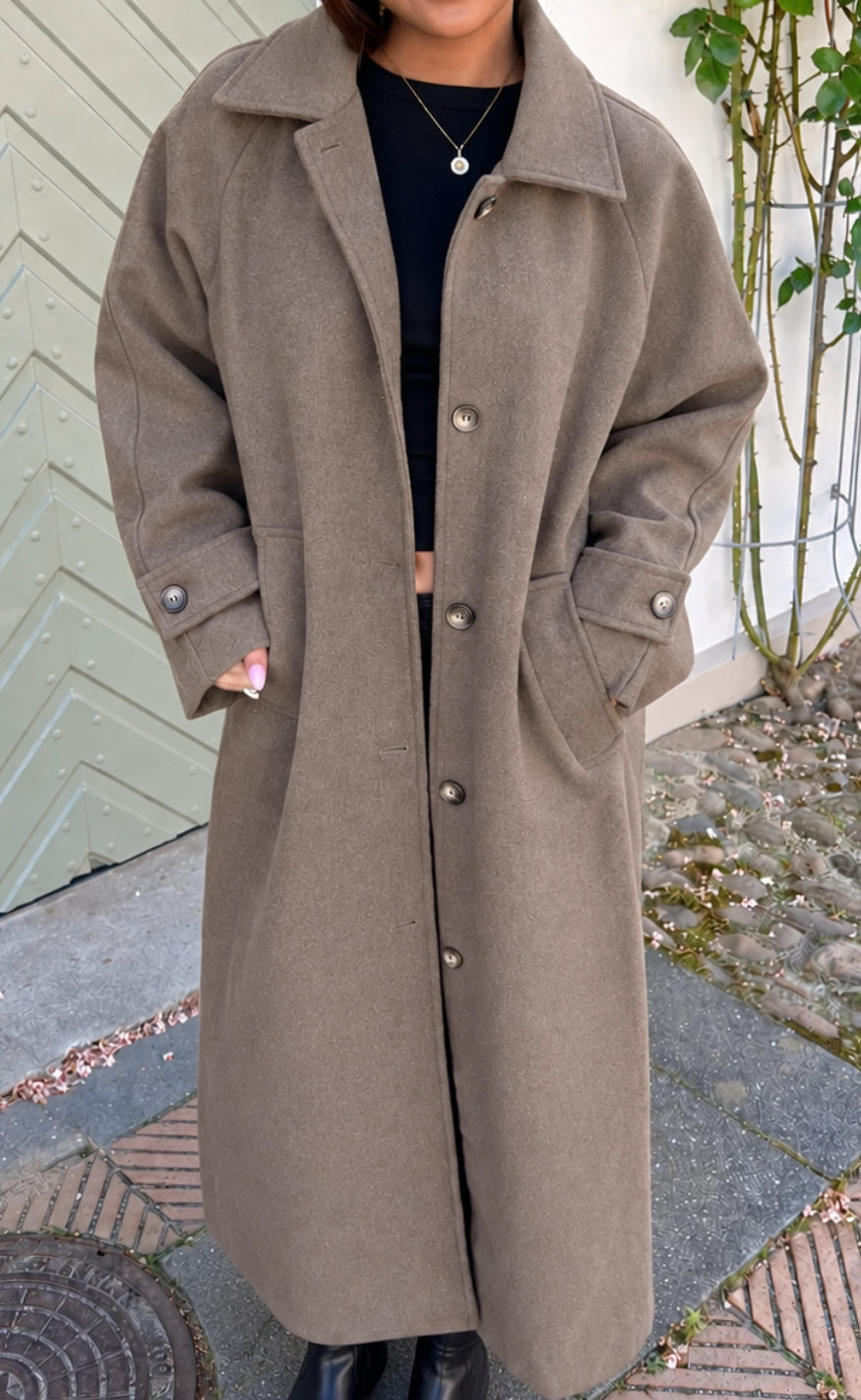 Say INA Copenhagen Kåpe - Vienna - Light Taupe Melange