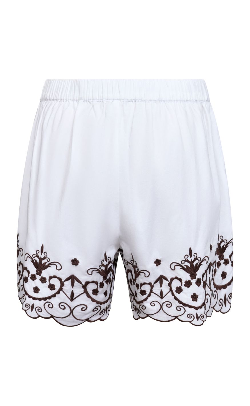 Love & Divine Shorts - Love1547 - White/Brown