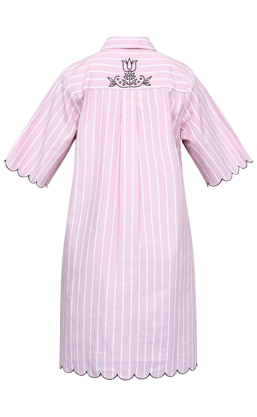 Sisters Point Kjole - EDINA-DR2 - Mauve Stripes