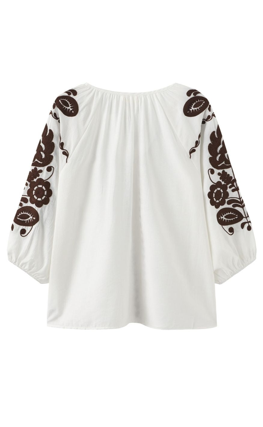 Luxzuz Bluse - Allette - Cream